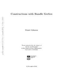 Constructions with Bundle Gerbes