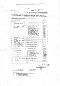Dated 23Ll'12'l& of Sanction Is Hereby Accorded to the Additional Allotment of Funds to the Tune Eightr Rs