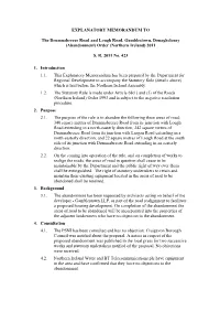 EXPLANATORY MEMORANDUM to The