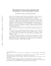 The Projective Planarity Question for Matroids of $3 $-Nets and Biased