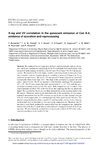X-Ray and UV Correlation in the Quiescent Emission of Cen X-4, Evidence of Accretion and Reprocessing