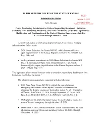 Administrative Order 2021-PR-009