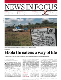 Ebola Threatens a Way of Life a Report from Sierra Leone Examines the Cultural Struggle to Eradicate the Virus