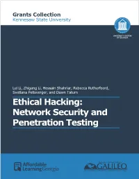 Ethical Hacking: Network Security and Penetration Testing