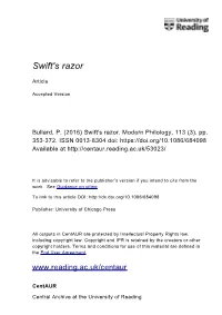 Swift's Razor