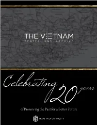 20Th Anniversary Ball Program