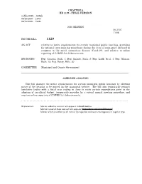 CHAPTER 8 HB 1129 - FINAL VERSION 11Mar2020