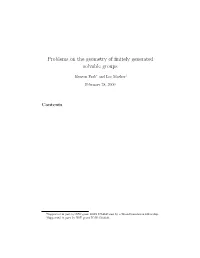 Problems on the Geometry of Finitely Generated Solvable Groups