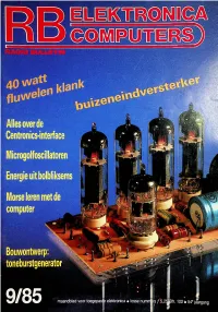 Allesoverde Centronics-Interface Microgolfoscillatoren