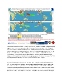 An Incoherent Subseasonal Pattern of Tropical Convective and Zonal Wind