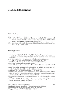 Combined Bibliography