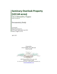 Site Report: Mullen Seminary Overlook 2014