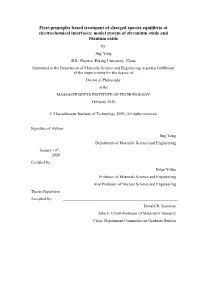 Model System of Zirconium Oxide An