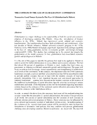The Commons in the Age of Globalisation Conference
