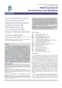 The Revolutionizing Prospects of Next Generation DNA Sequencing Of