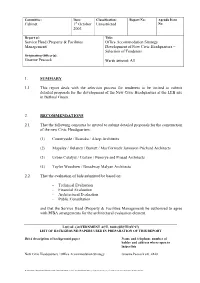 Cabinet 1 October 2003 Unrestricted Service Head (Property & Facilities