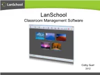 Lanschool Classroom Management Software