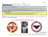 Making Inferences … AIM, UFW, and Yellow Power