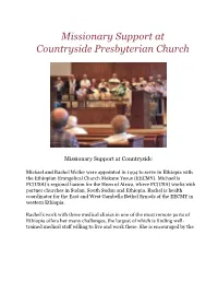 Missionary Support At