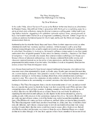 Modern-Day Mythology in the Making by Chris Workman in the Early 1960S, Alfred Hitchcock Pres