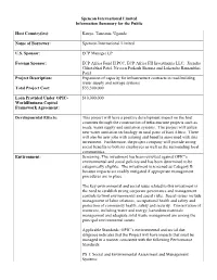 Spencon International Limited Information Summary for the Public
