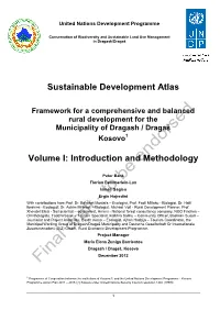 Sustainable Development Atlas Volume I