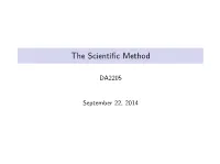 The Scientific Method