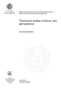 And Spin-Polarons