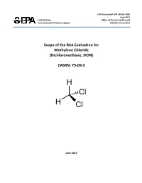 Methylene Chloride (Dichloromethane, DCM)