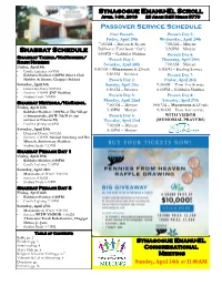 Synagogue Emanu-El Scroll Shabbat Schedule Passover Service Schedule