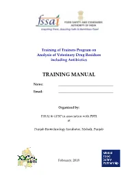 Training Manual