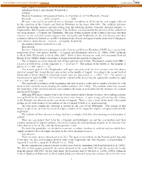 Aa501 Graphicx Document an Artificial Meteors Database As a Test for The