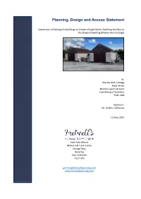 Planning, Design and Access Statement