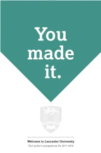 Postgraduatewelcomeguide2017.Pdf