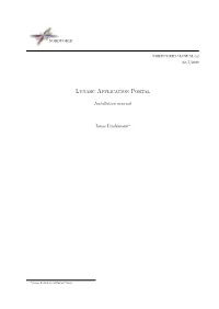 LUNARC Application Portal Installation Manual