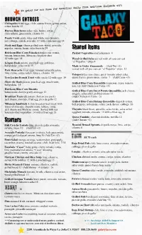 Starters Shared Items