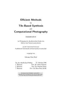 Efficient Methods