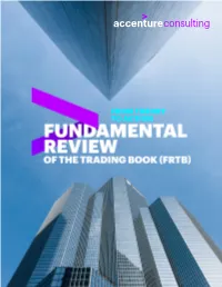 Fundamental Review of the Trading Book (FRTB) | Accenture