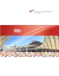 2013 Transit-Oriented Development Status Report RTD and Fastracks Overview