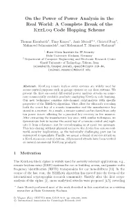 A Complete Break of the Keeloq Code Hopping Scheme