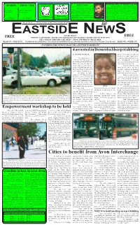 Cities to Benefit from Avon Interchange