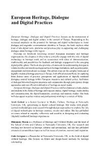 European Heritage, Dialogue and Digital Practices
