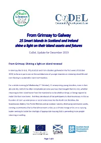 Grimsay to Galway Update