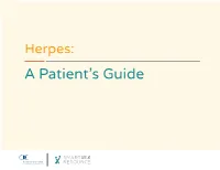 Herpes: a Patient's Guide