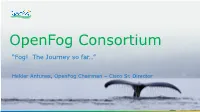 Openfog Consortium