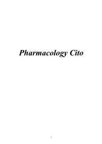 Pharmacology Cito