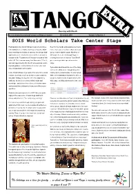 SOIS World Scholars Take Center Stage