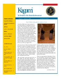 The Newsletter of the Jikishin-Kai International