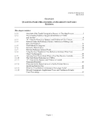 This Chapter Includes: § 1.1 Overview of the Family Immigration Process: a Two-Step Process