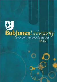 2008–09 Graduate Catalog